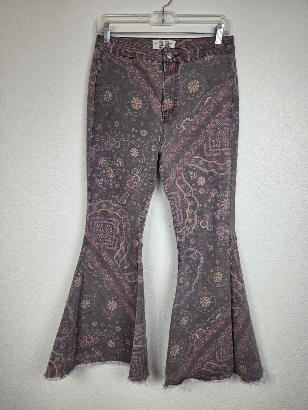 We The Free People Paisley Flare Flared Flares Jeans